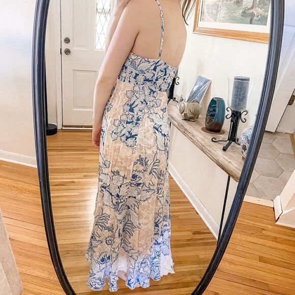Free People Forever Yours Smocked Maxi Slip Dress - Picture 3 of 8